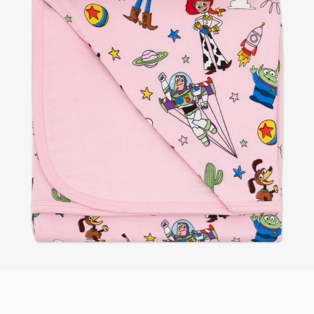 Little Sleepies Pink Toy Story Cloud Blanket